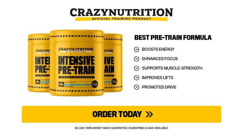 Buy Crazy Nutrition Intensive Pre-Train