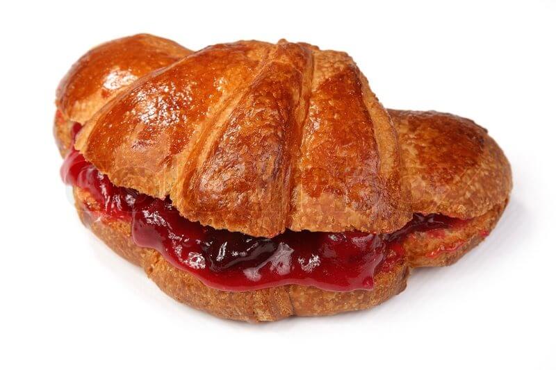 Croissant with Jam