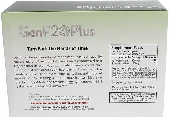 How to take genf20 plus
