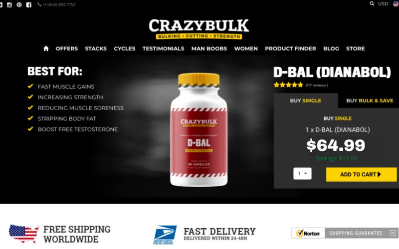 crazybulk dbal price