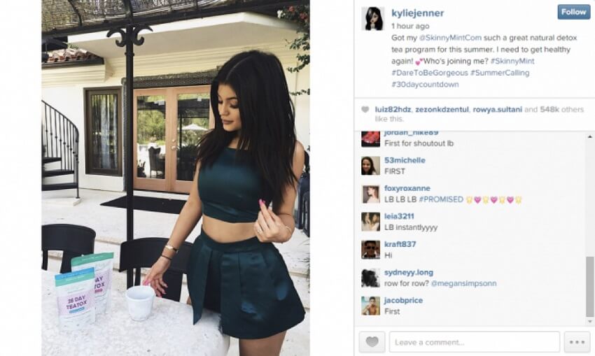 kylie jenner recently posted a photo of hers holding two of her favorite formulas