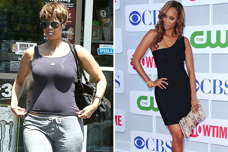  tyra banks now and then