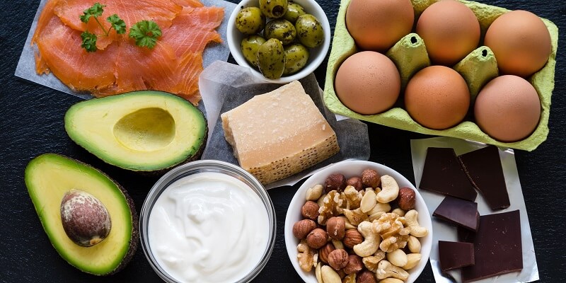 foods to eat: Avocados, nuts, eggs, etc
